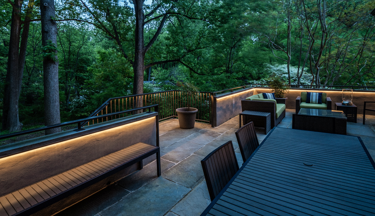 Terrace Lighting Project Arlington VA